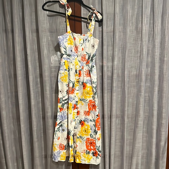 Floral button up maxi dress - Picture 1 of 5
